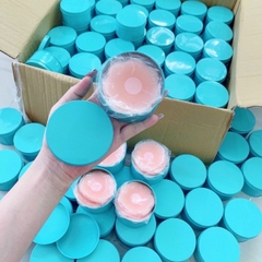 Miếng Dán Ngực Silicon Tàng Hình Hộp Xanh 5 Cặp Trong Suốt Che Nhũ Hoa Siêu Mỏng Tái Sử Dụng Nhiều Lần