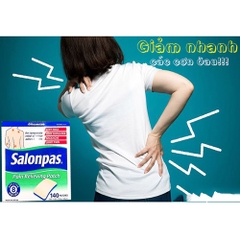 Miếng Dán Salonpas Giảm Đau Nhức Nhật Bản - 140 Miếng