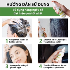Serum Bưởi Milaganics Giảm Rụng Kích Thích Mọc Tóc - Chai 100ml