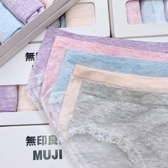 Set 5 Quần Chip Cotton Co Dãn 4 Chiều Nhiều Màu Freesize