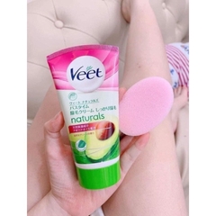 Kem Tẩy Lông Veet Pure Nhật Bản - XANH LÁ SẠCH SÂU Tuýp 150g Tặng Kèm Miếng Lau