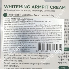 Kem Dưỡng Vacosi Giảm Thâm Vùng Nách Whitening Armpit  30ml