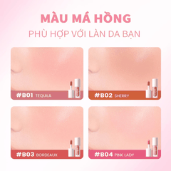 Má Hồng Kem Focallure Hangover Red Wine Blusher FA89