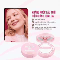 Phấn Nước Essence Nâng Tone Kiềm Dầu Che Phủ Tốt Brighten Up Cushion Foundation 12g