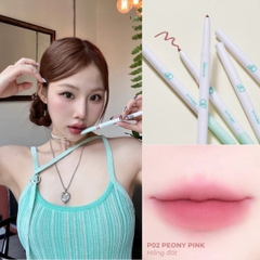 Chì Kẻ Viền Môi Dearmay 2in1 Chuẩn Sắc Tạo Hiệu Ứng Môi Căng Mọng Tự Nhiên Plumpy Lip Liner Hàn Quốc