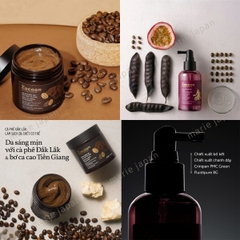 Combo Cocoon Dưỡng Bồ Kết 140ml + Tẩy Tế Bào Chết Body Cà Phê 200ml