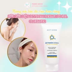 Sữa Rửa Mặt Actidem Derma pH Gel Cleanser Sạch Dầu Thừa Bã Nhờn Cân Bằng pH Tuýp 150ml