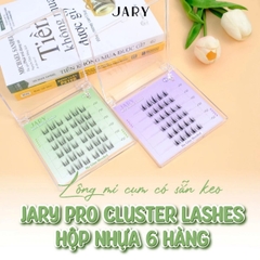 Lông Mi Cụm JARY Pro Cluster Lashes Có Sẵn Keo Tiện Lợi Mỏng Nhẹ Hộp Nhựa 6 Hàng