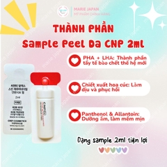 Sample Peel Da CNP Rx Rejuvenating Intensive Tái Tạo Da Căng Bóng Sáng Mịn Hàn Quốc Gói 2ml