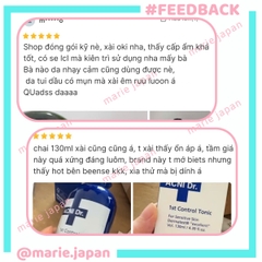 Nước Cân Bằng ISOI Cấp Ẩm Kiểm Soát Nhờn Ngừa Mụn Sáng Da ACNI Dr. 1st Control Tonic Hàn Quốc Chai 130ml