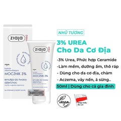 Kem [MUA 1 TẶNG 1] Dưỡng Urê Ziaja Dưỡng Ẩm Siêu Mềm Mịn Cho Da Khô  Med Mocznik Atopic Skin Ba Lan-TẶNG 1 MẶT NẠ JM DERMA CARE