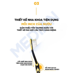 Bàn Chải Đánh Răng MEDIAN Lông Tơ Siêu Mềm Mịn Làm Sạch Sâu Bảo Vệ Răng Nướu Hàn Quốc