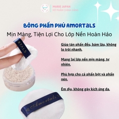 Bông Phấn Phủ Amortals Mềm Mịn Không Ăn Phấn Thân Thiện Với Da Cho Lớp Makeup Tự Nhiên