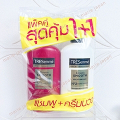 Set Gội Xả Tresemme Keratin Smooth Suôn Mượt Giảm Gãy Rụng Thái Lan Chai 370ml x2