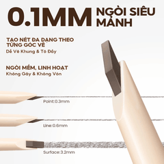 Chì Kẻ Mày 2 Đầu Focallure Cực Tiện Lợi Siêu Dễ Kẻ  Không Vón Lâu Trôi Anti Smudge Eyebrow Pencil E59