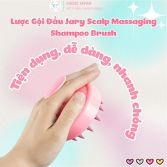 Lược Gội Đầu Jary Scalp Massaging Shampoo Brush Sạch Sâu Giảm Gàu Massage Thư Giãn