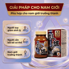 Viên Uống Tinh Chất Hàu Orihiro New Oyster Extract Hộp 120 Viên