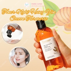 Toner Nghệ Hưng Yên Cocoon Turmeric Dưỡng Ẩm Sáng Mịn Dịu Da Chai 310ml