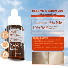 Serum Neogen Dermalogy Vitamin C 22% Sap + 5% Niacinamide Real Vita C Sáng Da Mờ Thâm Hàn Quốc 32ml