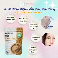 Bột Cam Thảo Obaxua Trắng Da Giảm Mụn Mờ Thâm Gói 75g