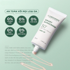 Kem Chống Nắng Caryophy Smart Sunscreen Tone Up Nâng Tông Dưỡng Sáng Ngăn Mụn Hàn Quốc 50ml