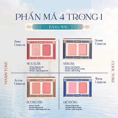 [MUA 2 TẶNG 1] Phấn Má Mistory 4in1 Vũ Khúc Thủy Đình Hiệu Ứng Căng Bóng Sáng Da 6g-TẶNG GƯƠNG LOAN Ổ