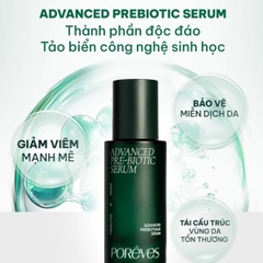 Serum Porêves Advanced Pre-Biotic Dưỡng Ẩm Phục Hồi Làm Dịu Da Chai 30ml