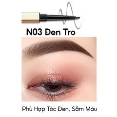Chì Kẻ Mày Colorkey Hai Đầu Sắc Nét Chống Nước Lâu Trôi  Sketch Eyebrow Pencil 0.7g