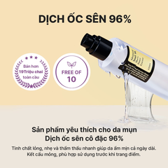 Tinh Chất Ốc Sên Cosrx Advanced Snail 96 Mucin Essence Cấp Ẩm Làm Dịu Phục Hồi Chống Lão Hóa Hàn Quốc 100ml