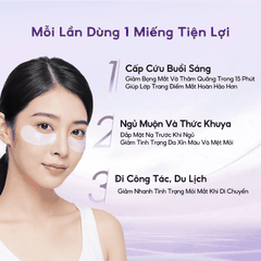 Mặt Nạ Mắt Colorkey Luminous Hỗ Trợ Làm Sáng và Nâng Cơ Vùng Da Mắt  Ginseng Brightening & Uplifting Eye Mask 1 Miếng Lẻ 6g