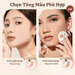 Cushion Focallure Kiềm Dầu Đỉnh Che Phủ Tốt Mịn Lì Poreless Matte Air Foundation FA19 12g