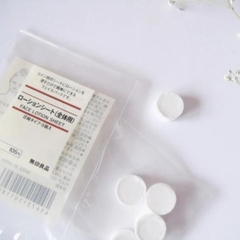 Mặt Nạ Nén Muji 100% Cotton Đắp Lotion Mask 20 Viên
