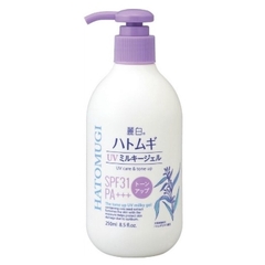 Dưỡng Thể Hatomugi The Tone Up UV Milky Gel SPF50 - TUÝP TÍM 70g