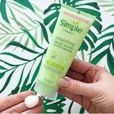Tẩy TBC Simple Smoothing Facial Scrub Tuýp 75ml