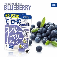 Viên Uống DHC Bổ Mắt Cải Thiện Thị Lực Blueberry Nhật 30 Ngày