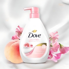 Sữa Tắm Dove Sáng Da Dưỡng Ẩm  Mịn Màng Thơm Lâu Nhật Bản 470g