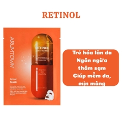 Mặt Nạ Dưỡng Da Arumtown Cấp Ẩm Dưỡng Sáng Tái Tạo Da Hàn Quốc Hộp Miếng Lẻ 23ml