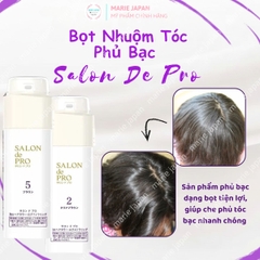Bọt Nhuộm Tóc Salon De Pro Phủ Bạc Tự Nhiên Cao Cấp Không Mùi Tiện Lợi  Nhật Bản