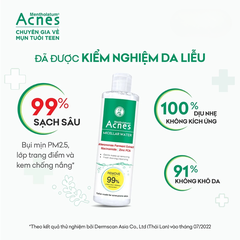 Nước Tẩy Trang Acnes Micellar Water Sạch Sâu Dịu Nhẹ Giảm Mụn 200ml