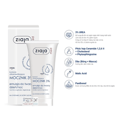 Kem [MUA 1 TẶNG 1] Dưỡng Urê Ziaja Dưỡng Ẩm Siêu Mềm Mịn Cho Da Khô  Med Mocznik Atopic Skin Ba Lan-TẶNG 1 MẶT NẠ JM DERMA CARE
