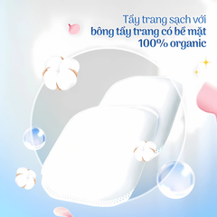 Bông Tẩy Trang Silcot Làm Sạch Nhẹ Nhàng Không Sơ Bông Unicharm Nhật Bản Hộp 82 Miếng