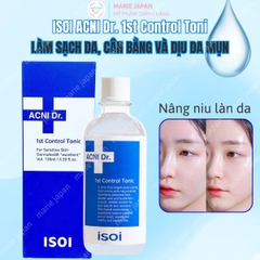 Nước Cân Bằng ISOI Cấp Ẩm Kiểm Soát Nhờn Ngừa Mụn Sáng Da ACNI Dr. 1st Control Tonic Hàn Quốc Chai 130ml
