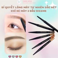 Chì Kẻ Mày 2 Đầu Kiss Me Heavy Rotation Tự Nhiên Sắc Nét Chống Lem Trôi Eyebrow Pencil & Powder Nhật Bản