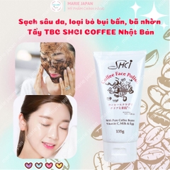 Tẩy Tế Bào Chết Mặt SHCI Coffee Sạch Sâu Ngừa Mụn Sáng Mịn Tự Nhiên Nhật Bản 135g