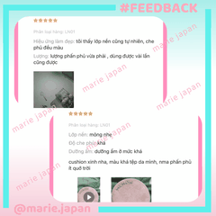 [MUA 1 TẶNG 1] Cushion + Phấn Phủ 2in1 Menow Mịn Lì Che Phủ Rouge Light Makeup Cushion Powder Cream TẶNG BẢNG PHẤN 4 Ô