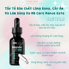 Tẩy Tế Bào Chết MD Care Exfo Mandelic 10% Sạch Sâu Cấp Ẩm Sáng Da Mờ Thâm 10ml