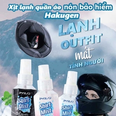 Xịt Lạnh Quần Áo Hakugen Earth Ice Non Siêu Mát Lạnh Khử Mùi Hôi Nhật Bản 100ml
