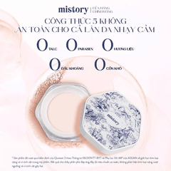 [MUA 1 TẶNG 1] Phấn Phủ Bột Lụa Mistory Mỏng Mịn, Hạn Chế Mốc Nền, Kiểm Soát Dầu 9g-TẶNG MÁ HỒNG MISTORY