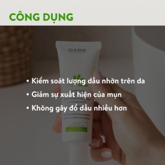 Kem Dưỡng Babe Stop AKN Mattifying Moisturiser Dưỡng Ẩm Kiềm Dầu Phục Hồi Da Giảm Mụn 50ml