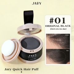Phấn Chấm Hói Tóc Jary Che Phủ Nhanh Chong Tóc Dày Chuẩn Màu Tự Nhiên Lâu Trôi Quick Hair Puff 4G